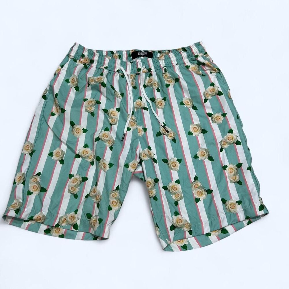 Triumph over Tragedy Men's Floral Swim trunks